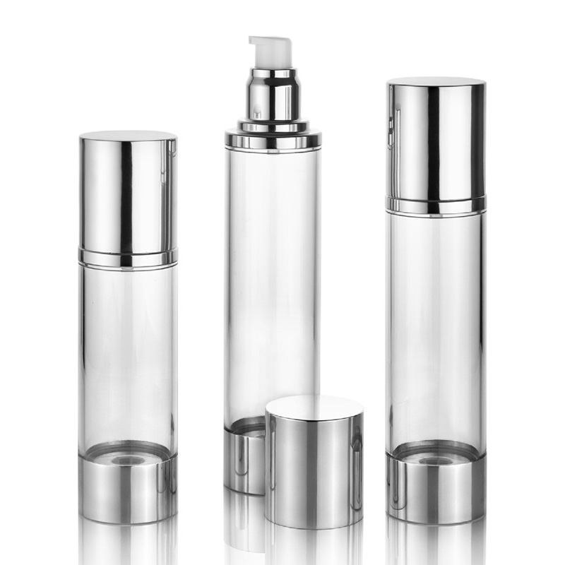 Aluminium airless serumpompfles