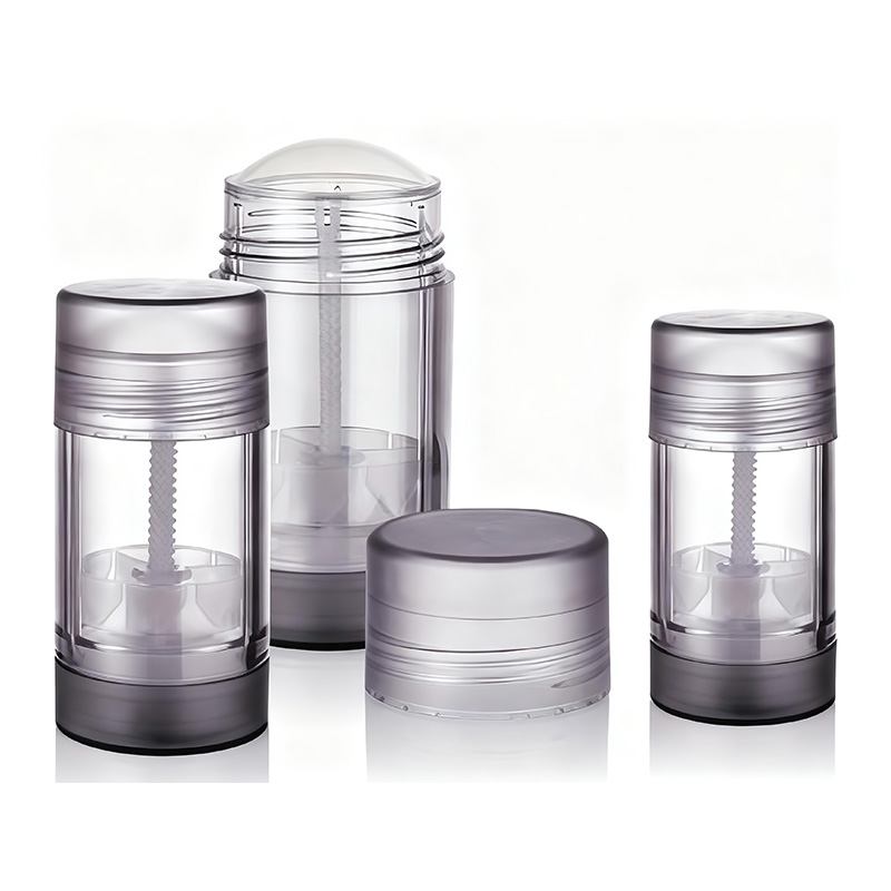 Transparante plastic deodorantstickcontainer
