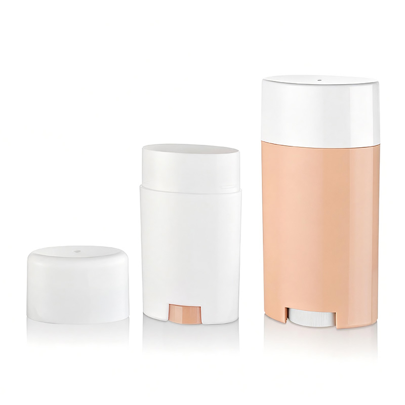 Capaciteit 50 gram/75 gram plastic ovale deodorantstickcontainer